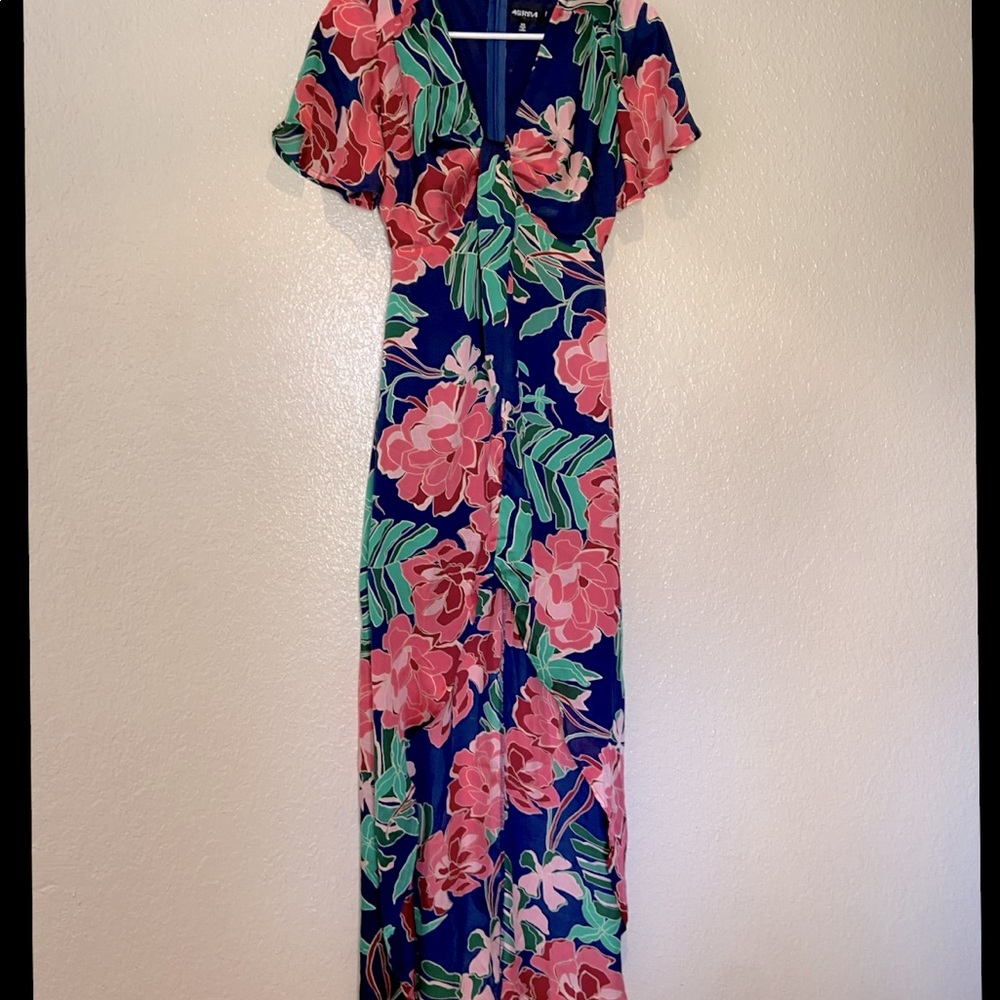 Vici Floral asymmetrical dress